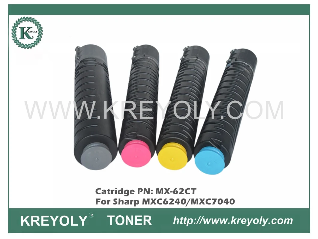 compatible toner cartridge MX-62CT for Sharp MXC6240/MXC7040