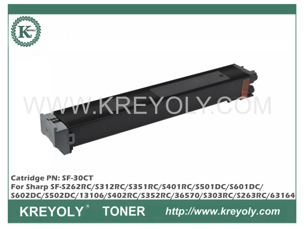 Color Toner SF-30CT for Sharp SF-S262RC/S312RC/S351RC/S401RC/S501DC/ S601DC/S602DC/S502DC/13106/S402RC/S352RC/36570/S303RC/S263RC/63164