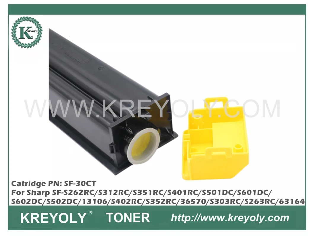 Color Toner SF-30CT for Sharp SF-S262RC/S312RC/S351RC/S401RC/S501DC/ S601DC/S602DC/S502DC/13106/S402RC/S352RC/36570/S303RC/S263RC/63164