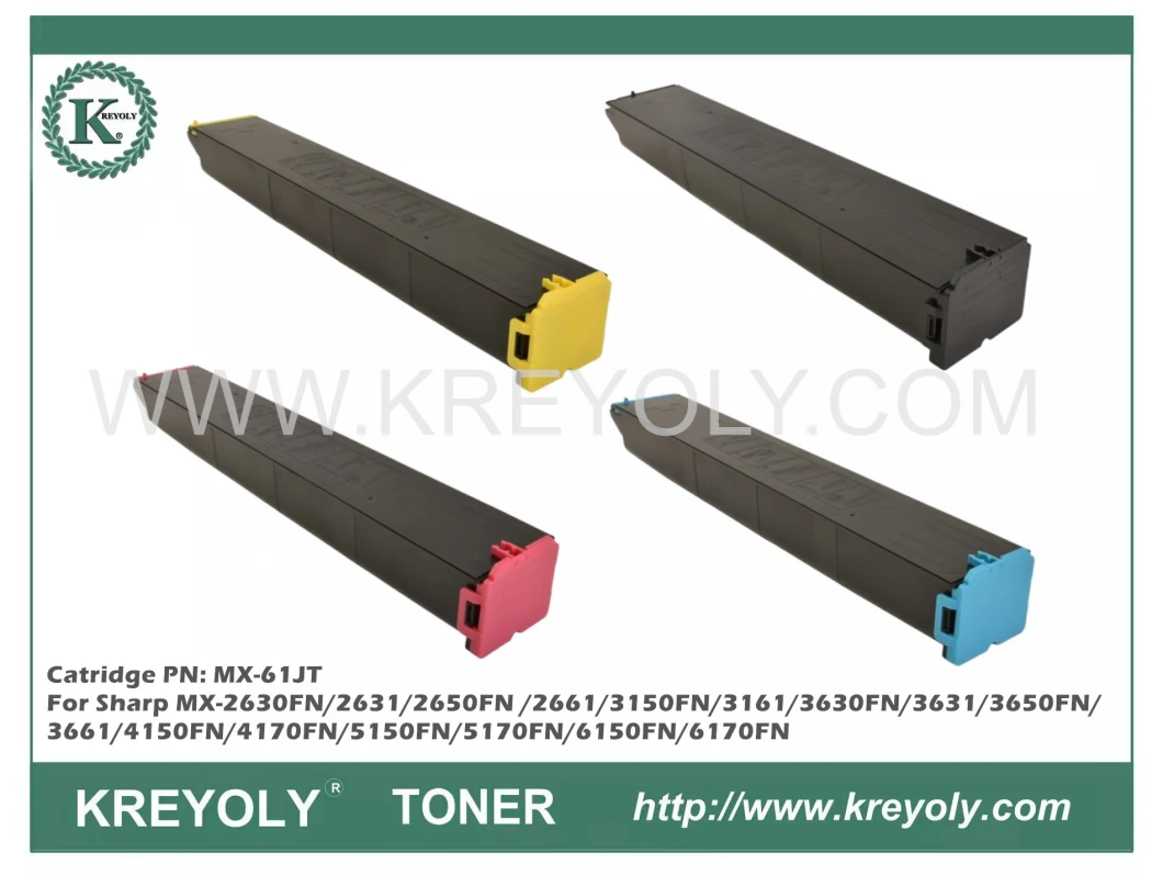 Toner MX-61JT for Sharp MX-2630FN /2631/2650FN /2661/3150FN/3161/ 3630FN/3631/3650FN/3661/4150FN/4170FN/5150FN/ 5170FN/6150FN/6170FN