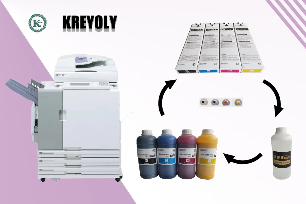 Cleaning Liquid for COM Color 3150R 7150R 9150R Printer Head Cleaning Solution for Ink Path